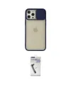 ieg™ iPhone 12 Pro Max Kılıf Vadi Çizgi - Şeffaf Uv Polymer Nano Ekran Koruyucu