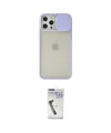 ieg™ iPhone 12 Pro Max Kılıf Vadi Çizgi - Şeffaf Uv Polymer Nano Ekran Koruyucu