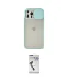 ieg™ iPhone 12 Pro Max Kılıf Vadi Çizgi - Şeffaf Uv Polymer Nano Ekran Koruyucu