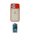 ieg™ iPhone 12 Pro Max Kılıf Vadi Çizgi - Siyah 18D Cam Ekran Koruyucu