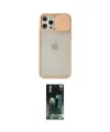 ieg™ iPhone 12 Pro Max Kılıf Vadi Çizgi - Siyah 360 Mat Full Body Arka Koruyucu