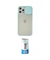 ieg™ iPhone 12 Pro Max Kılıf Vadi Çizgi - Siyah 5D Eko Cam Ekran Koruyucu