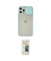 ieg™ iPhone 12 Pro Max Kılıf Vadi Çizgi - Siyah 6D Mat Seramik Hayalet Nano Ekran Koruyucu