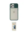 ieg™ iPhone 12 Pro Max Kılıf Vadi Çizgi - Siyah 6D Mat Seramik Hayalet Nano Ekran Koruyucu