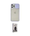ieg™ iPhone 12 Pro Max Kılıf Vadi Çizgi - Siyah Bilvis Hayalet Cam Ekran Koruyucu