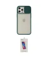 ieg™ iPhone 12 Pro Max Kılıf Vadi Çizgi - Siyah Joko 5D Cam