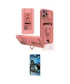 ieg™ iPhone 12 Pro Max Kılıf Vadi Form Prime - Siyah 34D Izgaralı Cam