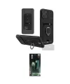 ieg™ iPhone 12 Pro Max Kılıf Vadi Form Prime - Siyah 360 Mat Full Body Arka Koruyucu