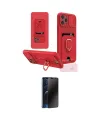 ieg™ iPhone 12 Pro Max Kılıf Vadi Form Prime - Siyah 3D Antistatik Hayalet Cam Ekran Koruyucu