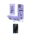 ieg™ iPhone 12 Pro Max Kılıf Vadi Form Prime - Siyah 3D Antistatik Hayalet Cam Ekran Koruyucu