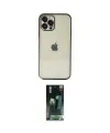 ieg™ iPhone 12 Pro Max Kılıf Vadi Minimal - Şeffaf 360 Full Body Arka Koruyucu
