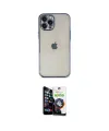 ieg™ iPhone 12 Pro Max Kılıf Vadi Minimal - Şeffaf Temperli Cam Ekran Koruyucu