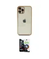 ieg™ iPhone 12 Pro Max Kılıf Vadi Minimal - Şeffaf Temperli Cam Ekran Koruyucu