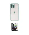ieg™ iPhone 12 Pro Max Kılıf Vadi Minimal - Şeffaf Temperli Cam Ekran Koruyucu