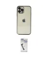 ieg™ iPhone 12 Pro Max Kılıf Vadi Minimal - Şeffaf Uv Polymer Nano Ekran Koruyucu