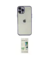 ieg™ iPhone 12 Pro Max Kılıf Vadi Minimal - Siyah 20D Premium Cam Ekran Koruyucu