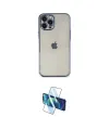 ieg™ iPhone 12 Pro Max Kılıf Vadi Minimal - Siyah 3D Antistatik Seramik Nano Ekran Koruyucu