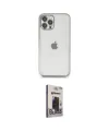 ieg™ iPhone 12 Pro Max Kılıf Vadi Minimal - Siyah Bilvis Hayalet Cam Ekran Koruyucu