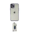 ieg™ iPhone 12 Pro Max Kılıf Vadi Minimal - Siyah Bilvis Hayalet Cam Ekran Koruyucu