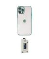 ieg™ iPhone 12 Pro Max Kılıf Vadi Minimal - Siyah Bilvis Hayalet Cam Ekran Koruyucu