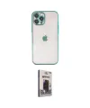 ieg™ iPhone 12 Pro Max Kılıf Vadi Minimal - Siyah Bilvis Hayalet Cam Ekran Koruyucu