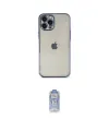 ieg™ iPhone 12 Pro Max Kılıf Vadi Minimal - Siyah Joko Magic 5D Cam