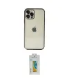 ieg™ iPhone 12 Pro Max Kılıf Vadi Minimal - Siyah Polymer Nano Ekran Koruyucu