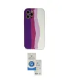 ieg™ iPhone 12 Pro Max Kılıf Yadigar Çizgi - Şeffaf Royal Nano Ekran Koruyucu