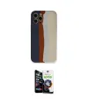 ieg™ iPhone 12 Pro Max Kılıf Yadigar Çizgi - Şeffaf Temperli Cam Ekran Koruyucu