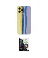 ieg™ iPhone 12 Pro Max Kılıf Yadigar Çizgi - Şeffaf Temperli Cam Ekran Koruyucu