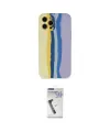 ieg™ iPhone 12 Pro Max Kılıf Yadigar Çizgi - Şeffaf Uv Polymer Nano Ekran Koruyucu