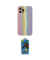 ieg™ iPhone 12 Pro Max Kılıf Yadigar Çizgi - Siyah 18D Cam Ekran Koruyucu