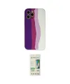 ieg™ iPhone 12 Pro Max Kılıf Yadigar Çizgi - Siyah 20D Premium Cam Ekran Koruyucu