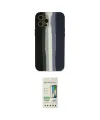 ieg™ iPhone 12 Pro Max Kılıf Yadigar Çizgi - Siyah 20D Premium Cam Ekran Koruyucu