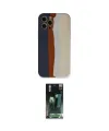 ieg™ iPhone 12 Pro Max Kılıf Yadigar Çizgi - Siyah 360 Mat Full Body Arka Koruyucu