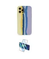 ieg™ iPhone 12 Pro Max Kılıf Yadigar Çizgi - Siyah 3D Antistatik Cam Ekran Koruyucu