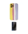 ieg™ iPhone 12 Pro Max Kılıf Yadigar Çizgi - Siyah 3D Antistatik Hayalet Cam Ekran Koruyucu