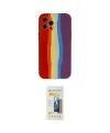 ieg™ iPhone 12 Pro Max Kılıf Yadigar Çizgi - Siyah 6D Mat Seramik Hayalet Nano Ekran Koruyucu