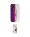 ieg™ iPhone 12 Pro Max Kılıf Yadigar Çizgi - Siyah 6D Mat Seramik Hayalet Nano Ekran Koruyucu