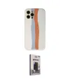 ieg™ iPhone 12 Pro Max Kılıf Yadigar Çizgi - Siyah Bilvis Hayalet Cam Ekran Koruyucu