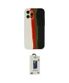 ieg™ iPhone 12 Pro Max Kılıf Yadigar Çizgi - Siyah Bilvis Hayalet Cam Ekran Koruyucu
