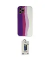 ieg™ iPhone 12 Pro Max Kılıf Yadigar Çizgi - Siyah Bilvis Hayalet Cam Ekran Koruyucu