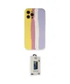 ieg™ iPhone 12 Pro Max Kılıf Yadigar Çizgi - Siyah Bilvis Hayalet Cam Ekran Koruyucu