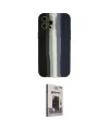 ieg™ iPhone 12 Pro Max Kılıf Yadigar Çizgi - Siyah Bilvis Hayalet Cam Ekran Koruyucu