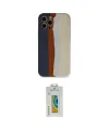 ieg™ iPhone 12 Pro Max Kılıf Yadigar Çizgi - Siyah Polymer Nano Ekran Koruyucu