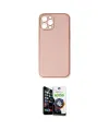 ieg™ iPhone 12 Pro Max Kılıf Yadigar Klasik - Şeffaf Temperli Cam Ekran Koruyucu