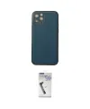 ieg™ iPhone 12 Pro Max Kılıf Yadigar Klasik - Şeffaf Uv Polymer Nano Ekran Koruyucu