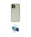 ieg™ iPhone 12 Pro Max Kılıf Yadigar Klasik - Siyah 3D Antistatik Seramik Nano Ekran Koruyucu