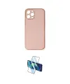 ieg™ iPhone 12 Pro Max Kılıf Yadigar Klasik - Siyah 3D Antistatik Seramik Nano Ekran Koruyucu