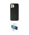 ieg™ iPhone 12 Pro Max Kılıf Yadigar Klasik - Siyah 3D Antistatik Seramik Nano Ekran Koruyucu